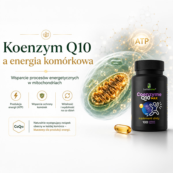 Koenzym Q10 a energia komórkowa